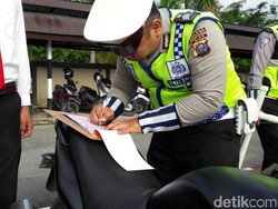 Operasi Patuh, 7 Kendaraan Anggota Polres Inhil Ditilang