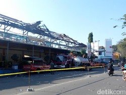 Polisi Selidiki Penyebab Kebakaran Pasar Legi Songgolangit Ponorogo