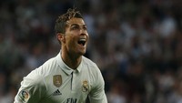 Ronaldo merayakan golnya. Reuters/Sergio Perez.
