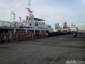 24 Kapal Ikut Latihan Penanggulangan Pencemaran Laut di Bali