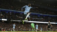 Yaya Toure (Pantai Gading) sejauh ini sudah mencetak 62 gol dalam kariernya di Premier League. (Foto: Andrew Yates/Reuters)