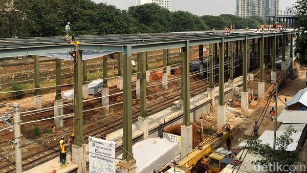 Kondisi Terkini Pembangunan Stasiun Sudirman Baru