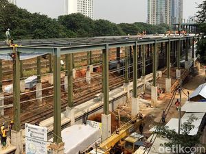 Kondisi Terkini Pembangunan Stasiun Sudirman Baru
