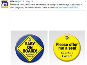 Lencana untuk Ibu Hamil Agar Mudah Dapat Tempat Duduk di Kereta
