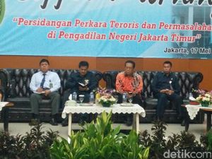Ketua Pengadilan Se-Jakarta Bertemu Bahas Penanganan Sidang Teroris