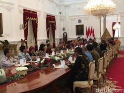 Bertemu Pemred Media, Jokowi Bahas Pembangunan Infrastruktur