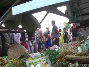 Truk Tabrak Pasar di Brebes, 1 Pedagang Tewas dan 4 Orang Luka