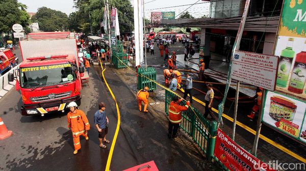 Kondisi Terkini Pasca Kebakaran di Ramayana Pasar Minggu