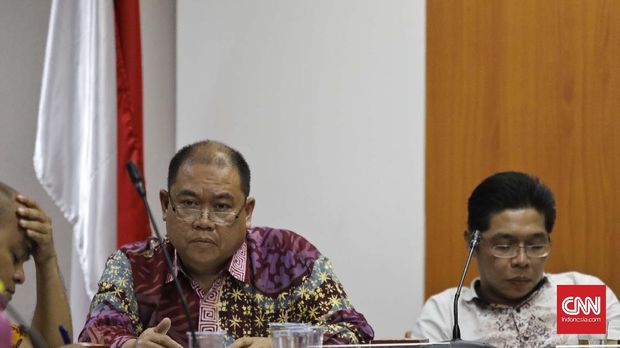 Komnas HAM Hairansyah (kiri), di Jakarta, Rabu, 18 Mei.