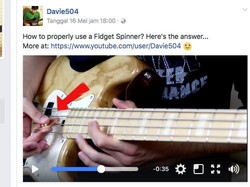 Viral, Pria Ini Gunakan Fidget Spinner untuk Main Bass