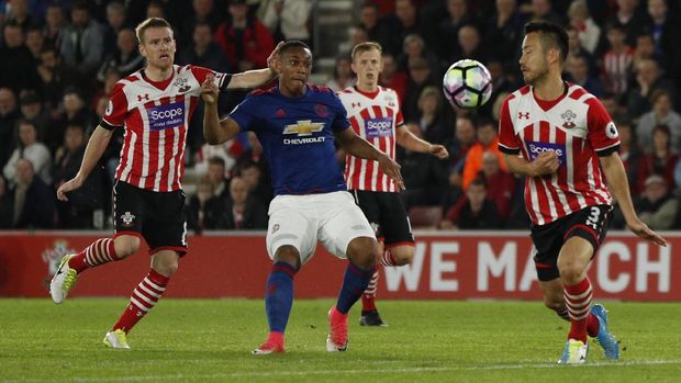 MU Seri Tanpa Gol Saat Dijamu Southampton