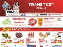 Transmart Padang dan Transmart Carrefour Pekanbaru Dibuka Hari Ini