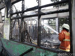 Ruangan Terbakar, Stasiun Klender Tak Layani Penumpang hingga Besok