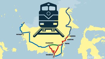 China-Rusia Incar Proyek Kereta Kalimantan, Jalusnya Bisa ke IKN
