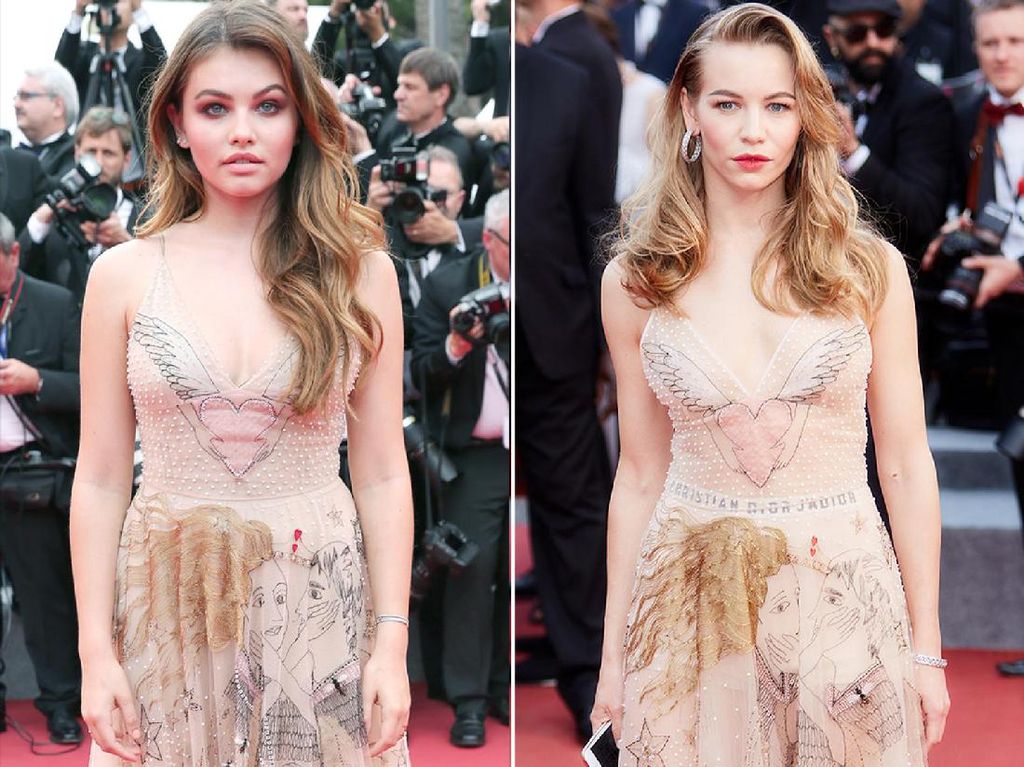 Dua Aktris Ini Tak Sengaja Pakai Gaun Sama di Red Carpet Cannes Dua Aktris Ini Tak Sengaja Pakai Gaun Sama di Red Carpet Cannes