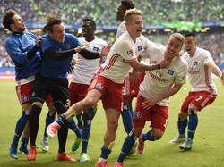 Menang Dramatis atas Wolfsburg, Hamburg Lolos dari Degradasi