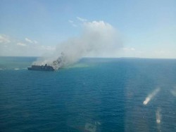 Kemenhub: KM Mutiara yang Terbakar Penuhi Syarat Keselamatan