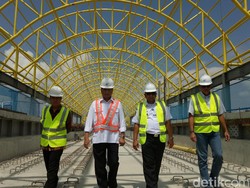 Menhub Tinjau LRT Palembang, Pastikan Rampung Sebelum Asian Games