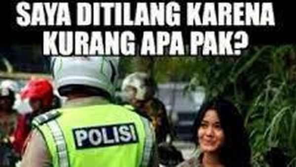 Meme Lucu Ditilang Polisi (2)