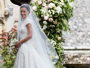 Foto: Detail Gaun Pernikahan Indah Milik Pippa Middleton