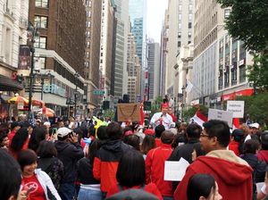 WNI di New York Gelar Aksi, Serukan Rawat Semangat Kebhinnekaan