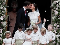 Gemas! Pangeran George dan Putri Charlotte di Pernikahan Pippa Middleton