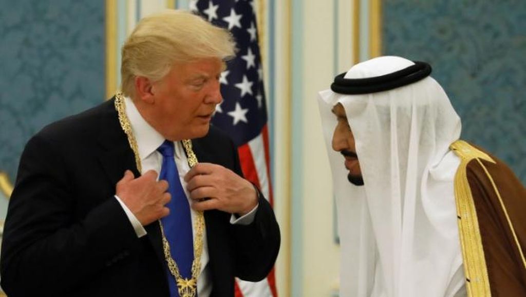 Dituduh Berkongsi Soal Palestina, Ini Momen Bersama Raja Salman-Trump
