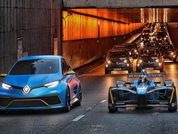 Mobil Balap Listrik Renault Keliling Paris