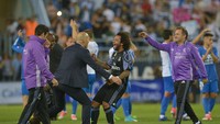 Marcelo - 164 kali dimainkan Zinedine Zidane di Real Madrid. Foto: Aitor Alcalde/Getty Images