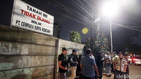 Eksekusi Lahan di Kuningan Belum Selesai, Polisi Masih Berjaga