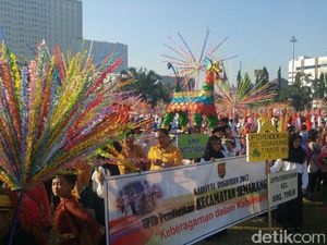 Sambut Ramadan, 14 Ribu Pelajar Meriahkan Karnaval Dugderan Semarang