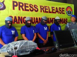 Polres Bantul Bekuk Komplotan Pencuri Spesialis Komputer Sekolah