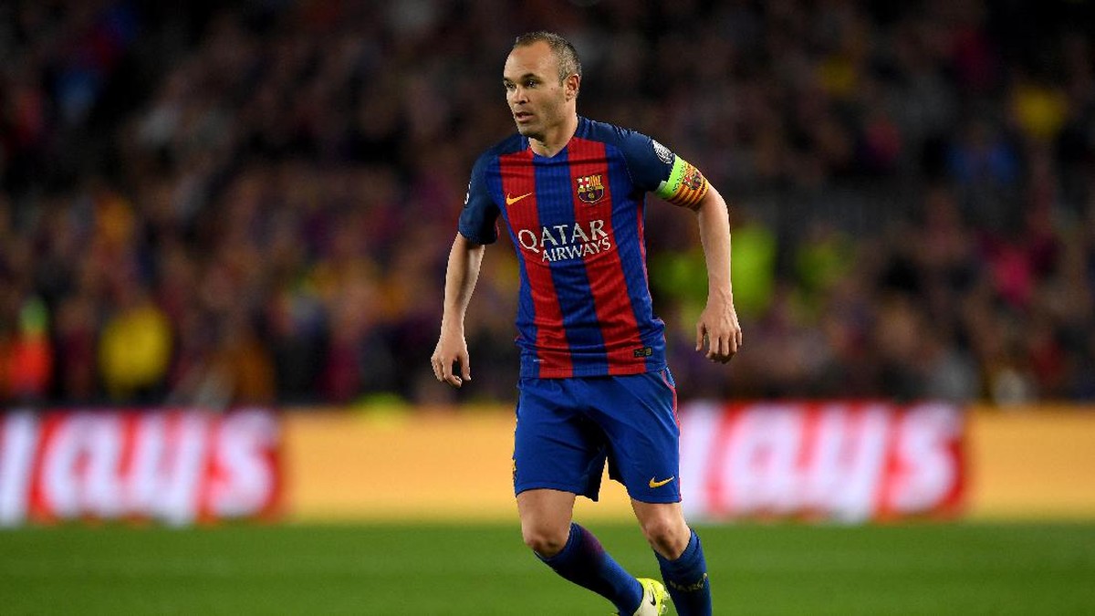 Andres Iniesta lelah terus-terusan ditanya soal Neymar (Foto: Shaun Botterill/Getty Images)