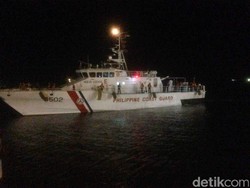 Kapal Coast Guard Filipina Alami Kerusakan Mesin di Selat Makassar