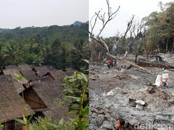 Ini Foto Baduy Luar yang Terbakar Habis, Sedih Banget Lihatnya