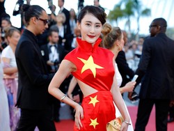 Aktris Pakai Gaun Bergambar Bendera China di Cannes Jadi Kontroversi
