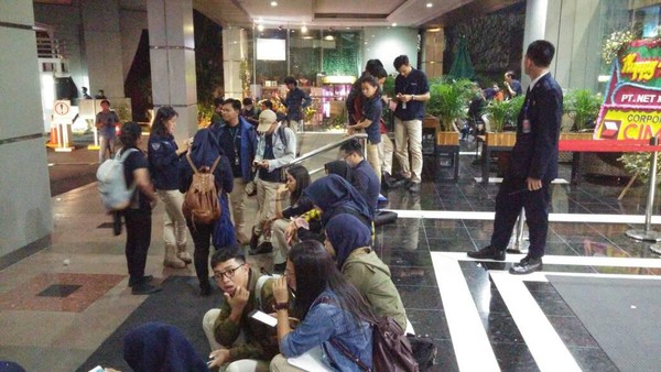 Karyawan NET TV/Foto: Istimewa Karyawan NET TV/Foto: Istimewa