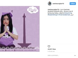 Zaskia Sungkar Kok Posting Duka Kampung Melayu Sambil Promosi?
