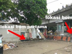Begini Detail dan Jarak 2 Lokasi Ledakan Bom Kampung Melayu