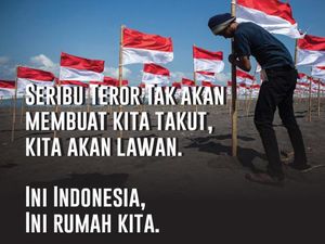 Meme Berantai: Lawan Teroris, Kami Tidak Takut!