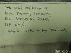 Susi, Mahasiswi asal Brebes Jadi Korban Bom Kampung Melayu