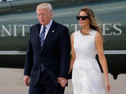 Trump dan Melania Jenguk Politisi Republik yang Ditembak