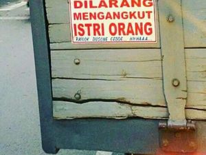 Jangan Salah, Melukis di Belakang Truk Ada Ilmunya