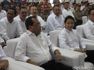 Rini dan Menhub Groundbreaking Dermaga Eksekutif Merak-Bakauheni