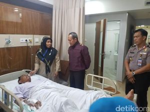 Polisi: Mata Kiri Bripda Yogi Korban Bom Kampung Melayu Rusak Total