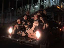 Aksi Tim Rajawali Bubarkan Tawuran di Kalimalang