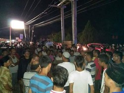 Listrik Padam Malam Ramadan, Masyarakat Rohul Rusak Kantor PLN