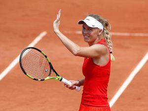 Wozniacki Kerja Keras Hadapi Petenis Remaja