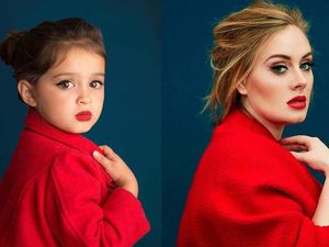 Gemas, Foto-foto Bocah 3 Tahun Tiru Gaya Selebriti yang Jadi Viral