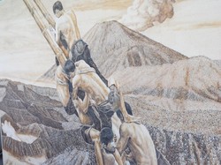 Harga Lukisan Bara Api Wawan Geni Bernilai Puluhan Juta Rupiah